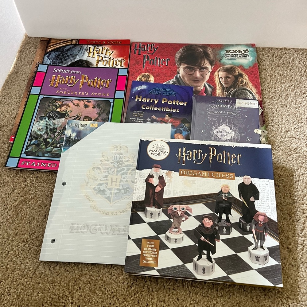 Vintage Harry Potter Craft & Activity Book Bundle